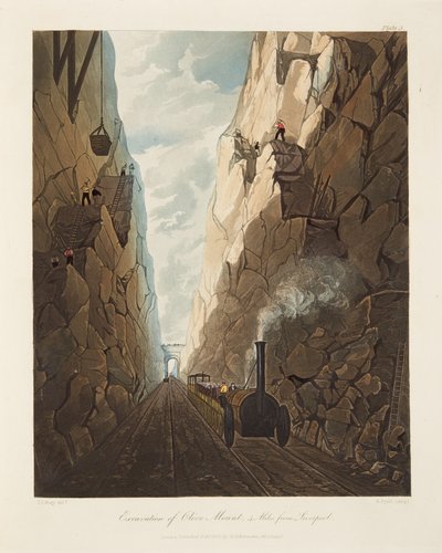 Excavation of Olive Mount, 4 Miles from Liverpool, 1831 by Thomas Talbot Bury